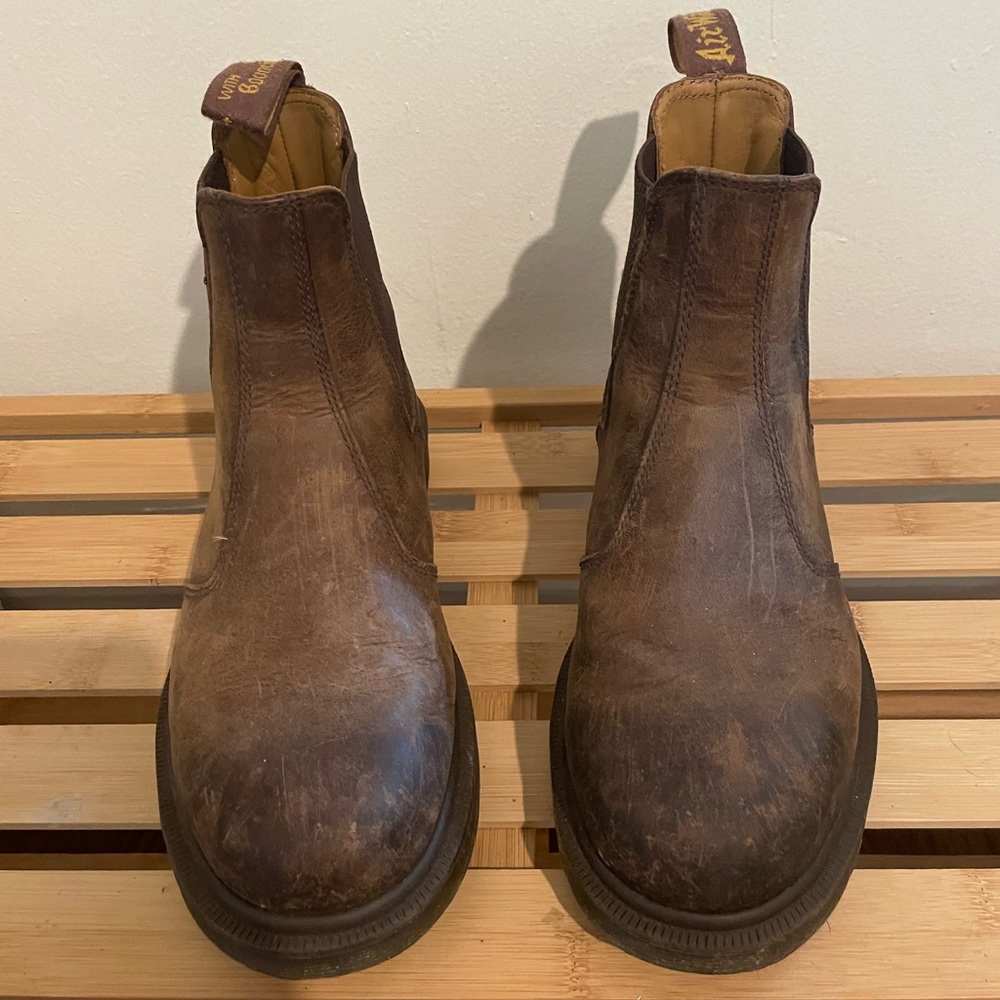 Brown Doc Martins